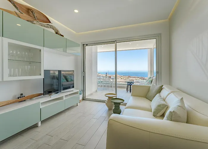 Sunrise Sea View Penthouse With Airco & Heated Pool * Costa Adeje (Tenerife)