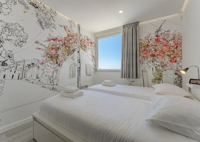 Lejlighed Sunrise Sea View Penthouse With Airco & Heated Pool Costa Adeje (Tenerife)