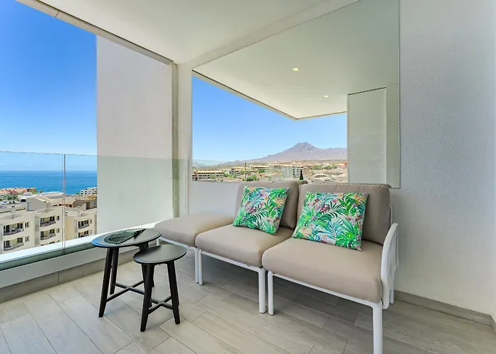 Sunrise Sea View Penthouse With Airco & Heated Pool Apartament Costa Adeje (Tenerife)